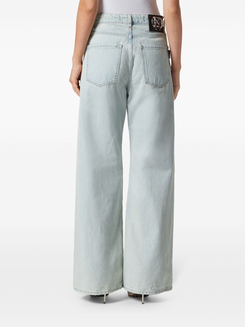 Skater high-rise wide-leg jeans - 3