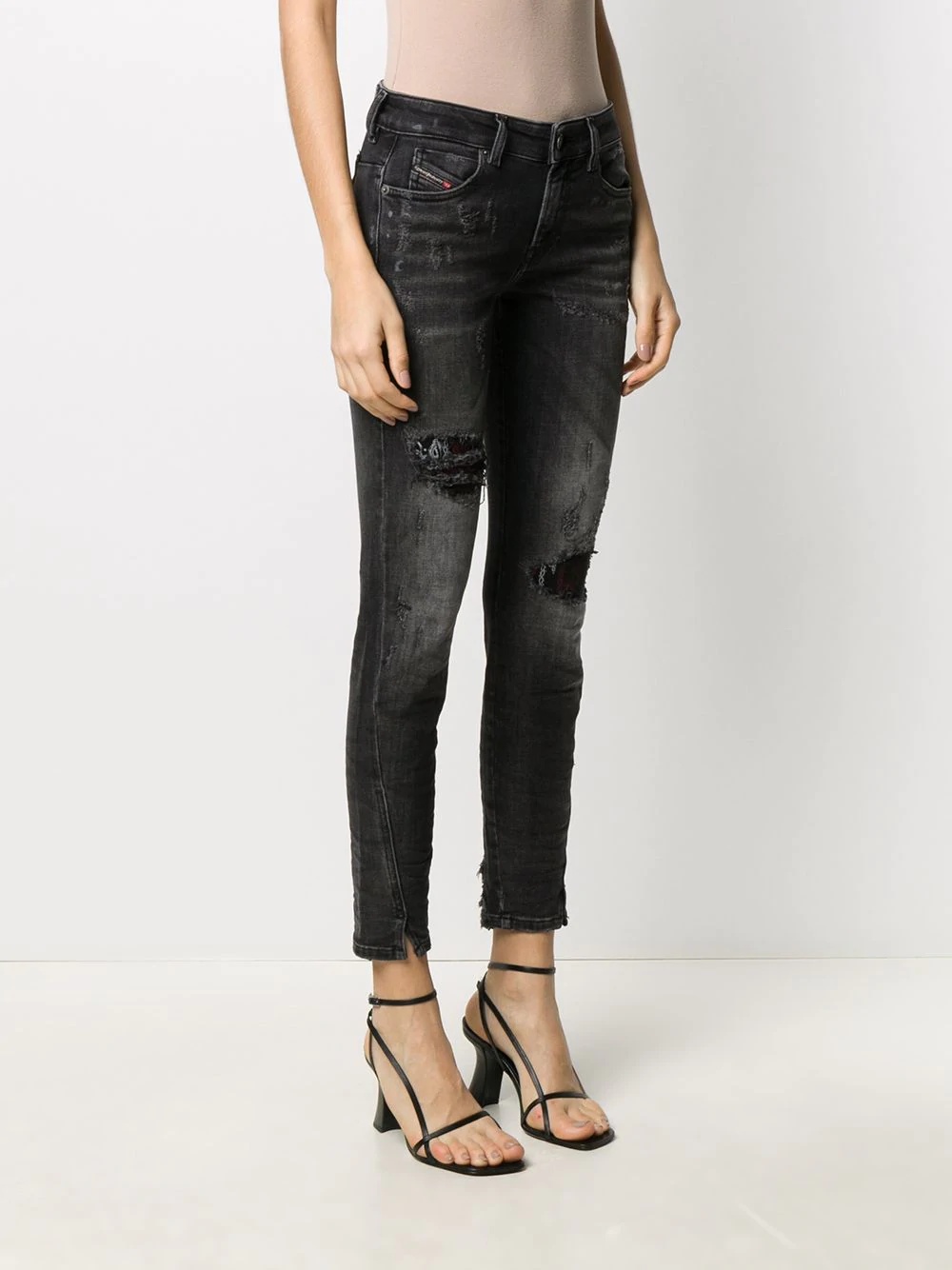 D-Jevel distressed slim jeans - 3