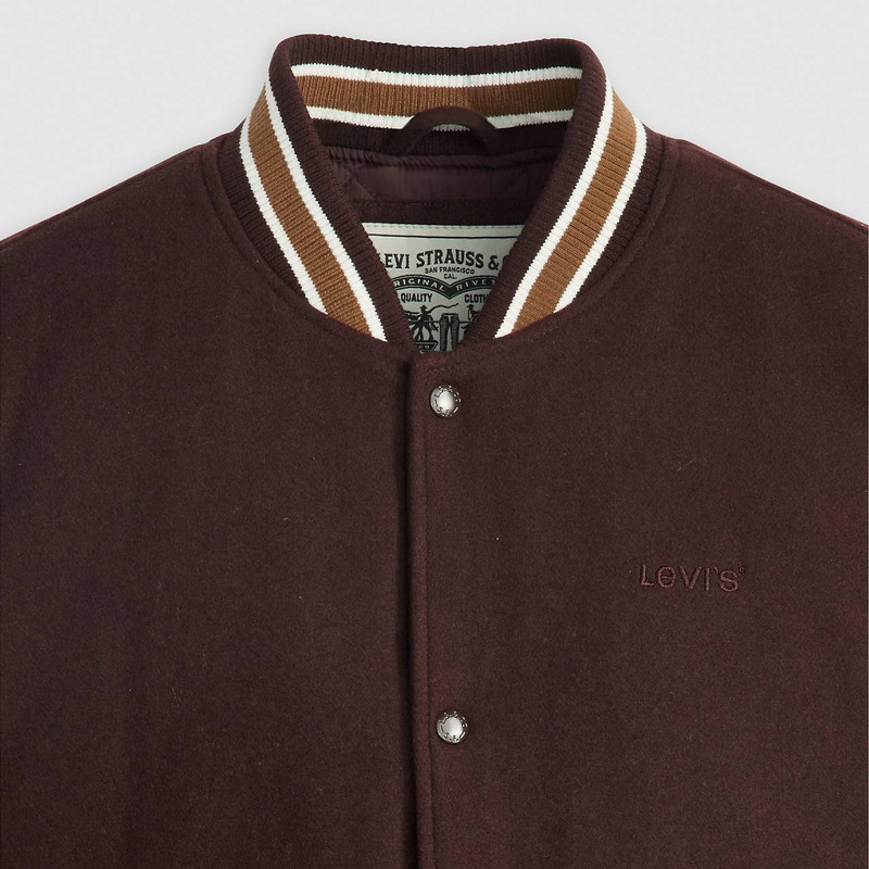 MIXED MEDIA VARSITY JACKET 6