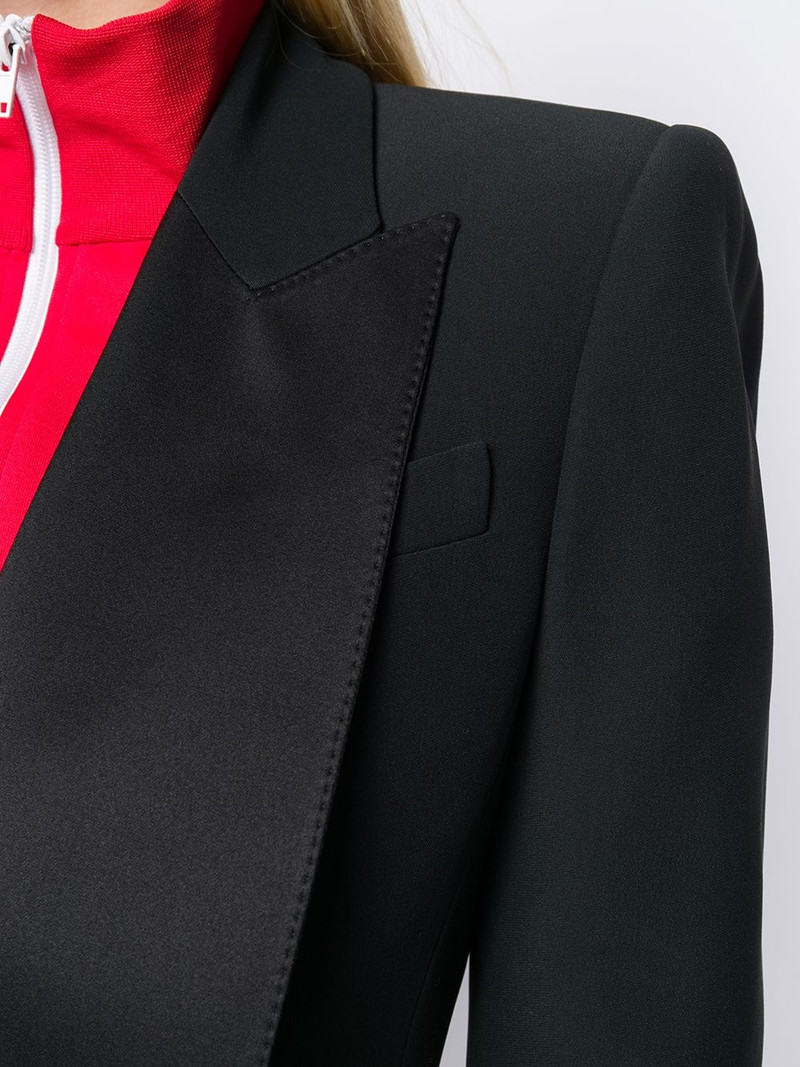 silk ribbon embellished blazer 5