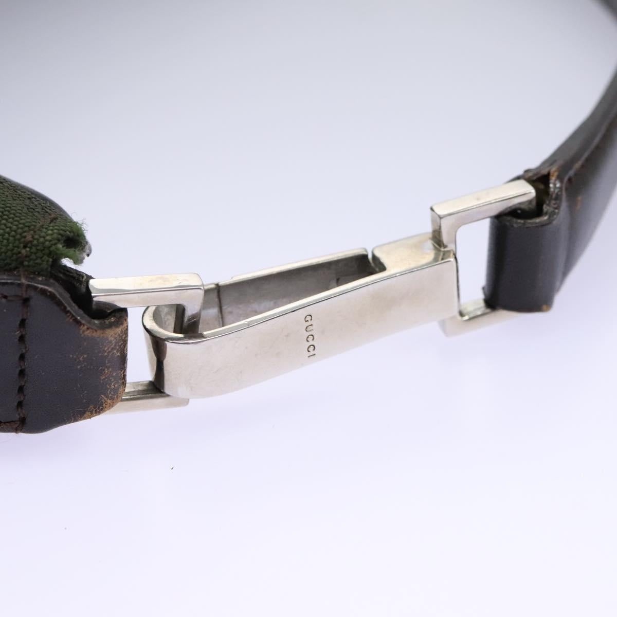 GUCCI Hand Bag Canvas Khaki 000 000 - 8