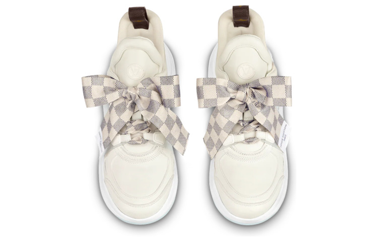 (WMNS) LOUIS VUITTON Archlight 1.0 Sneakers 'Cream White with Plaid Ribbon' 1AB43V - 3