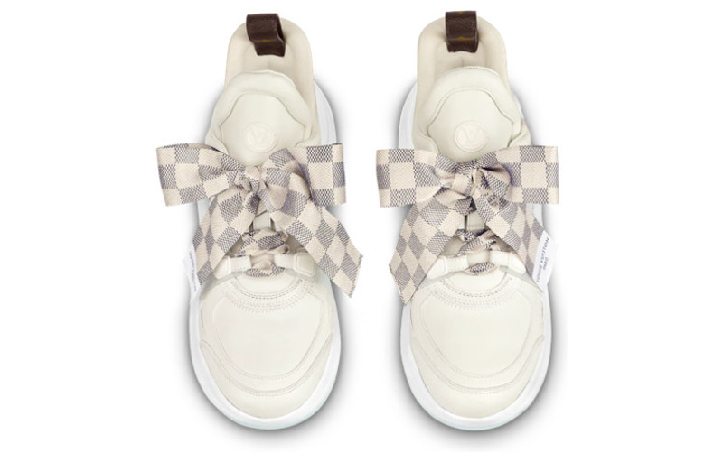 (WMNS) LOUIS VUITTON Archlight 1.0 Sneakers 'Cream White with Plaid Ribbon' 1AB43V 3