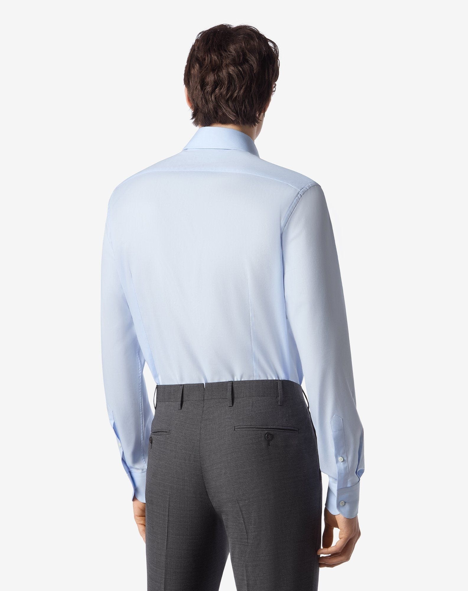 Light blue pure cotton shirt - 4