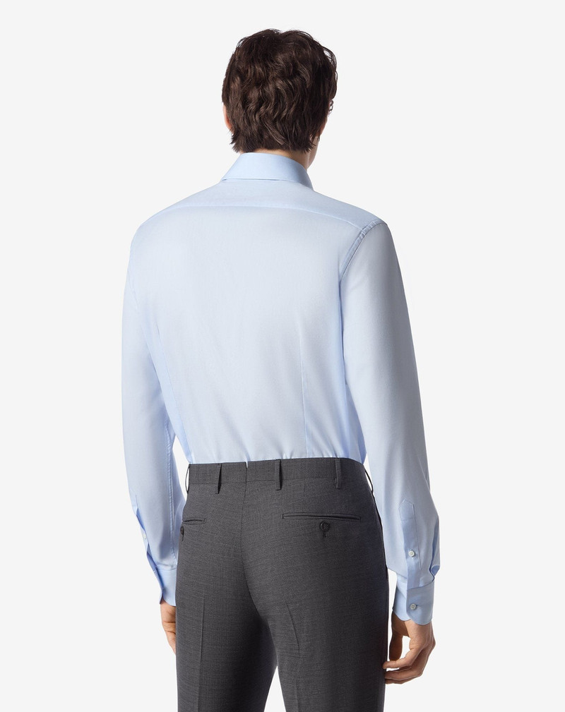 Light blue pure cotton shirt 4