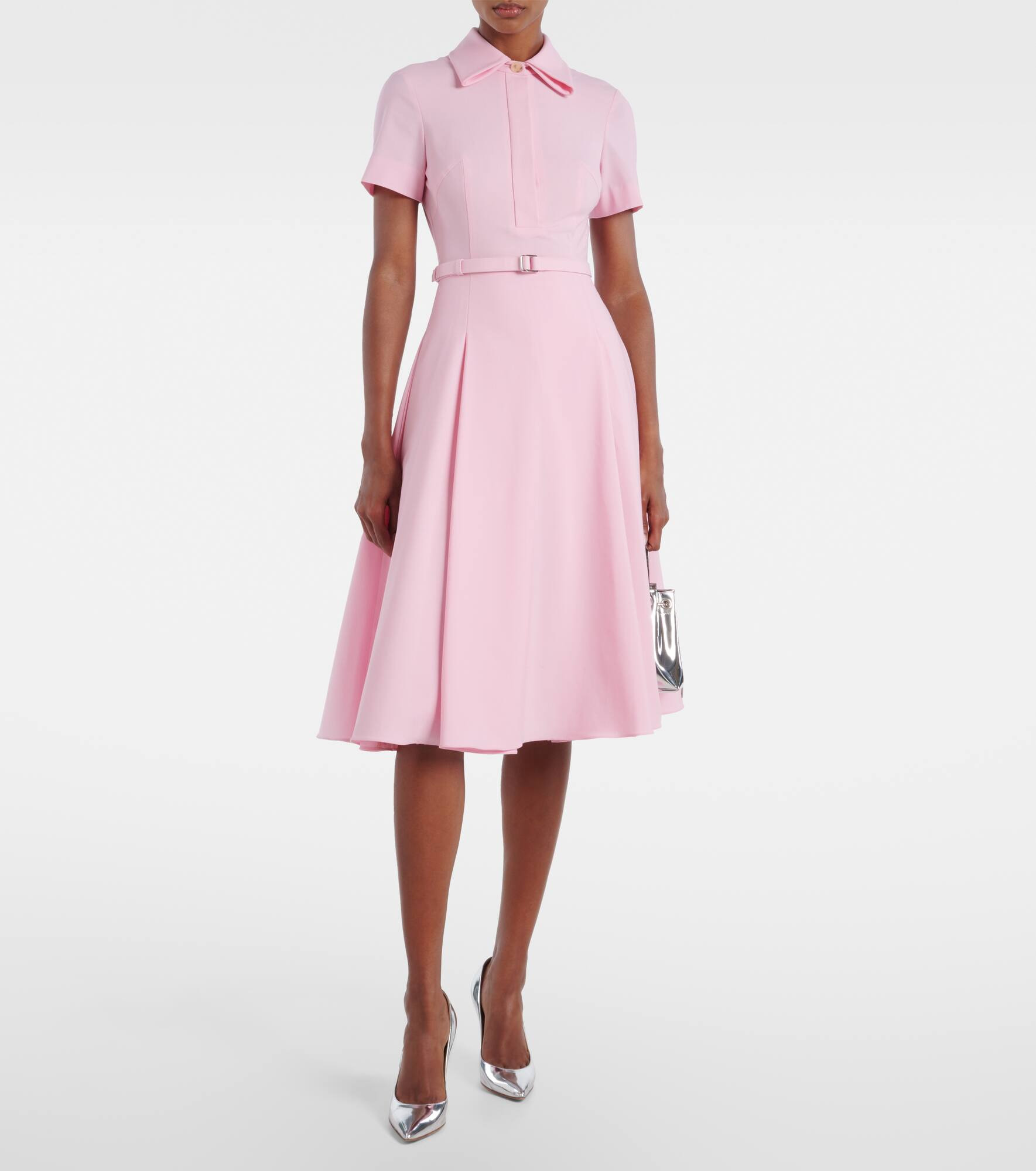 Iwona belted shirt dress - 2