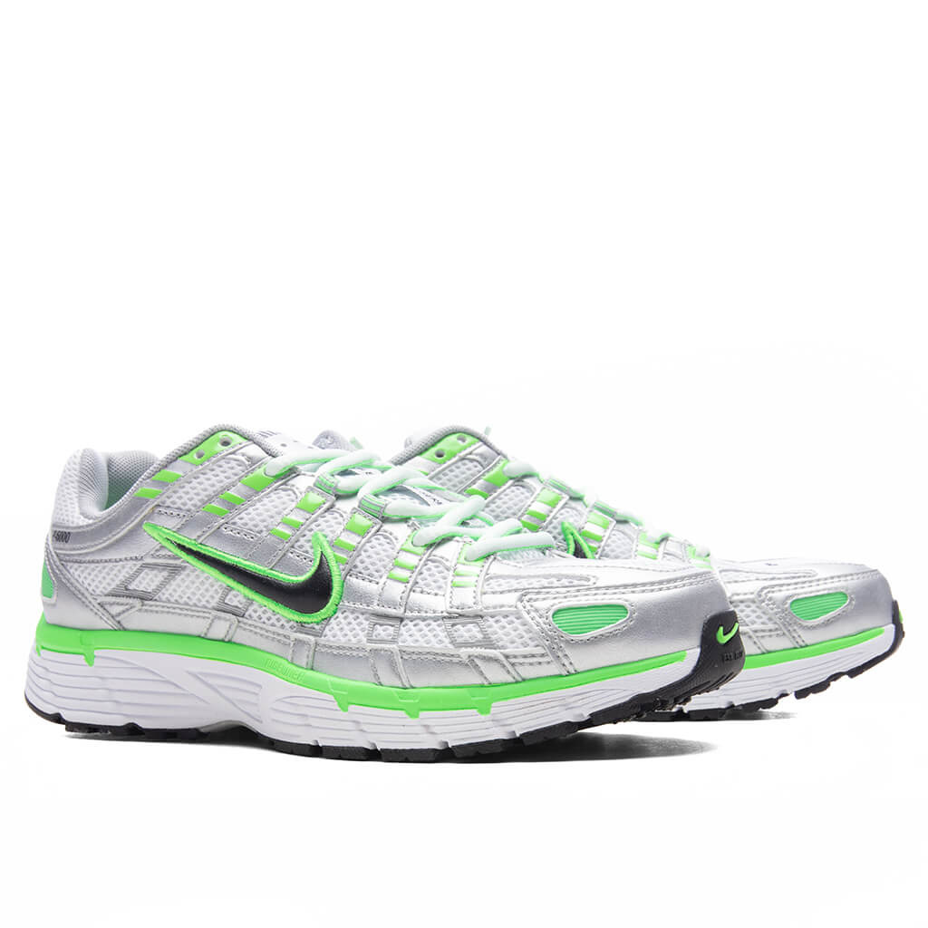 P-6000 SE - METALLIC SILVER/BLACK/WHITE/GREEN STRIKE - 2
