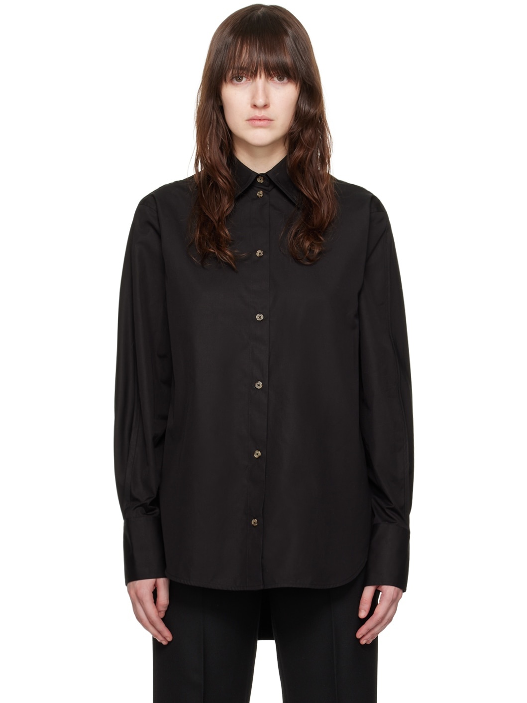 Black Droptail Shirt - 1