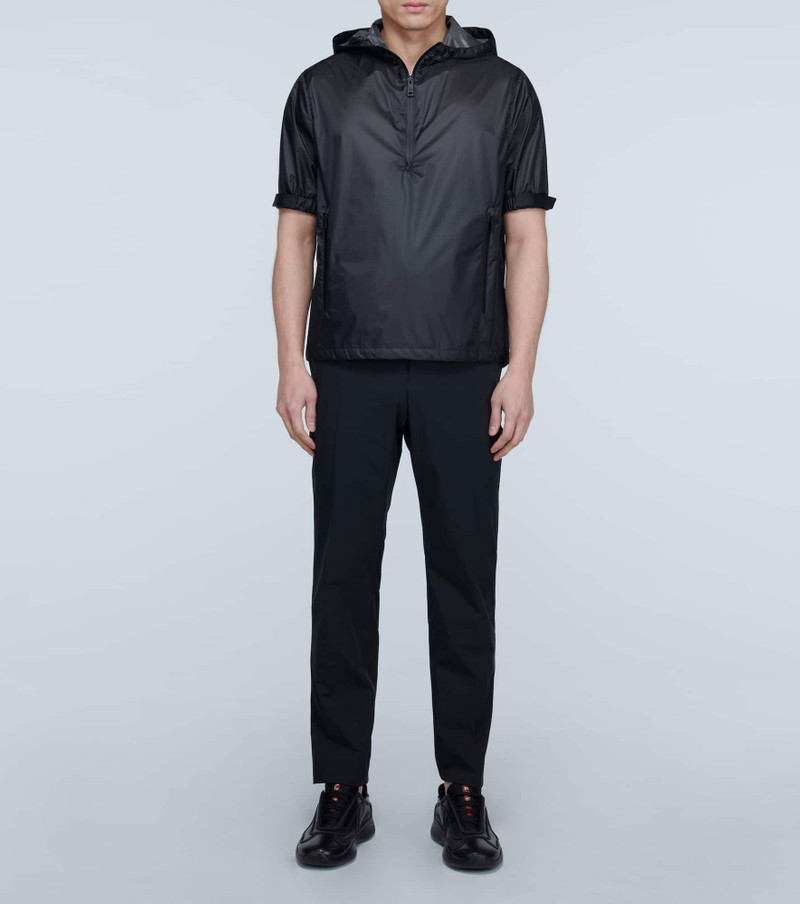 Prada lightweight half-zip jacket outlook
