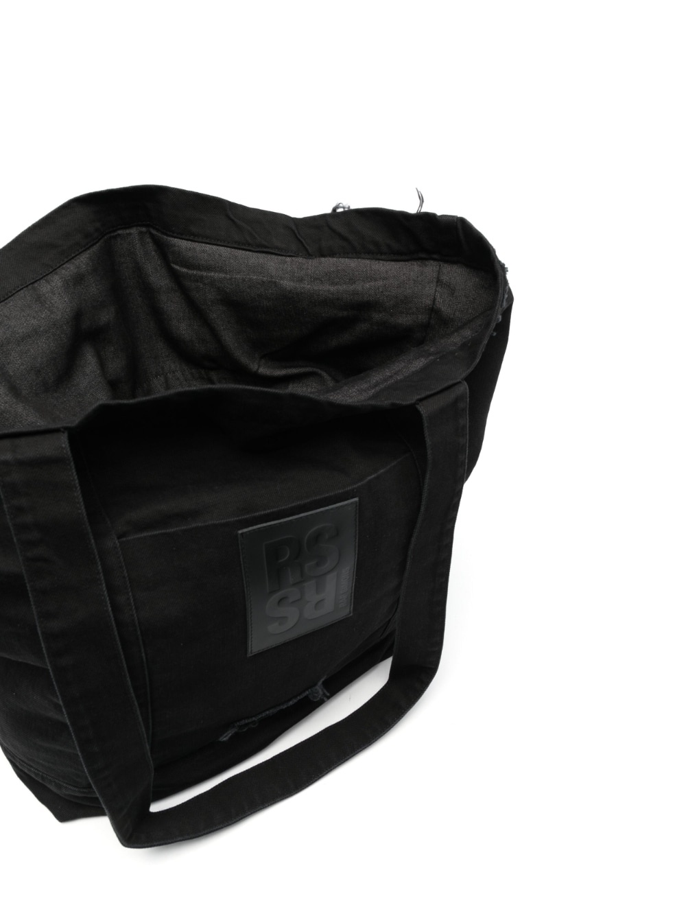 logo-patch distressed-effect tote - 5