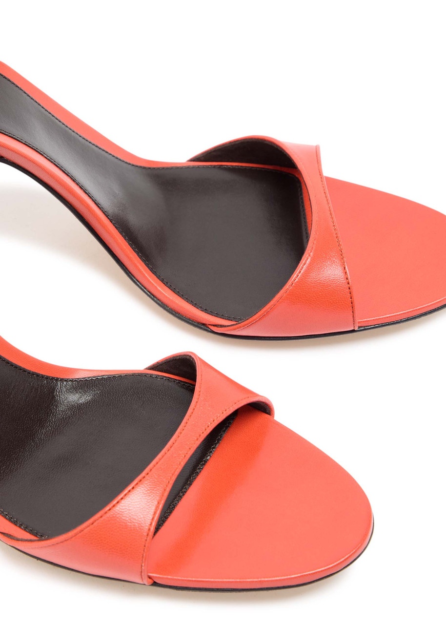 The Row Vika Ankle Strap 80 Leather Sandals - 3