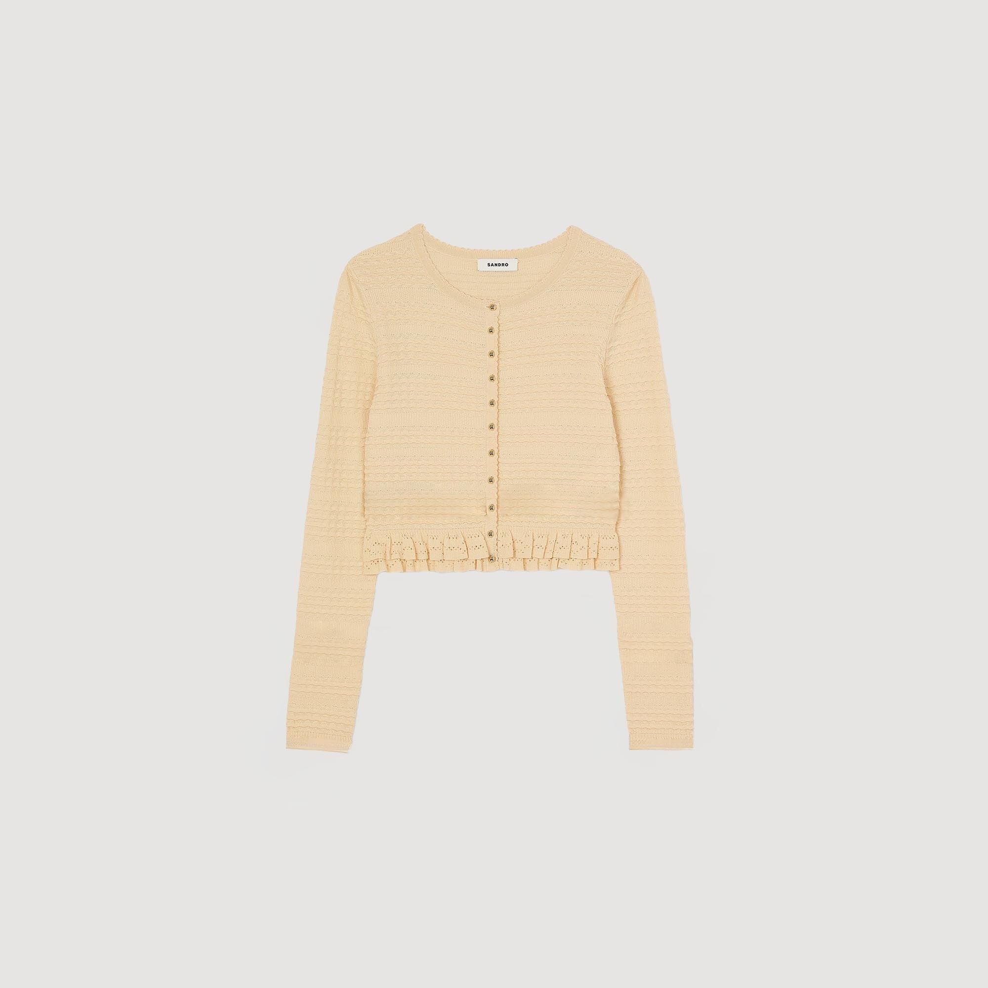 RUFFLED CARDIGAN - 6