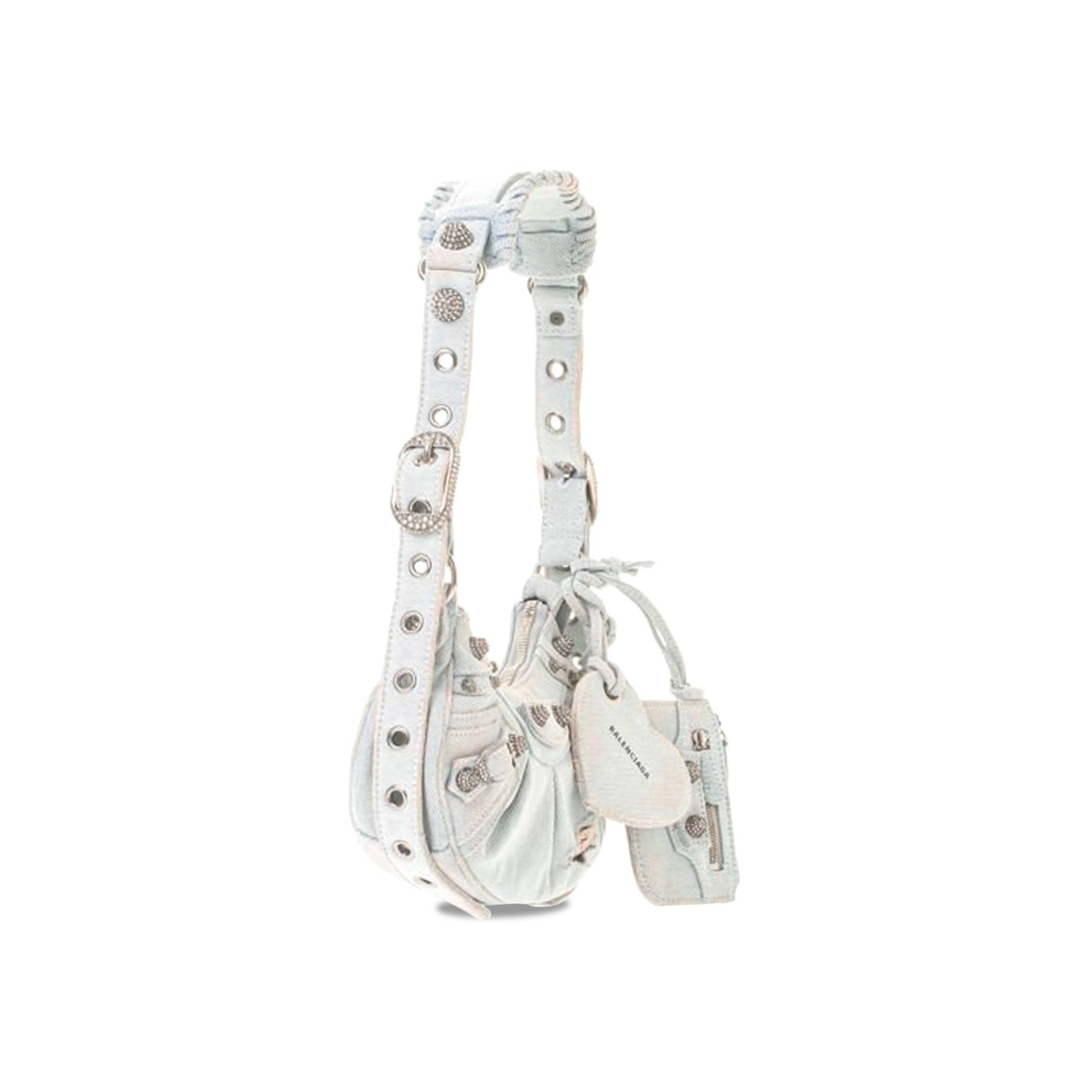 Balenciaga Le Cagole Shoulder Bag 'Pale Blue' - 3
