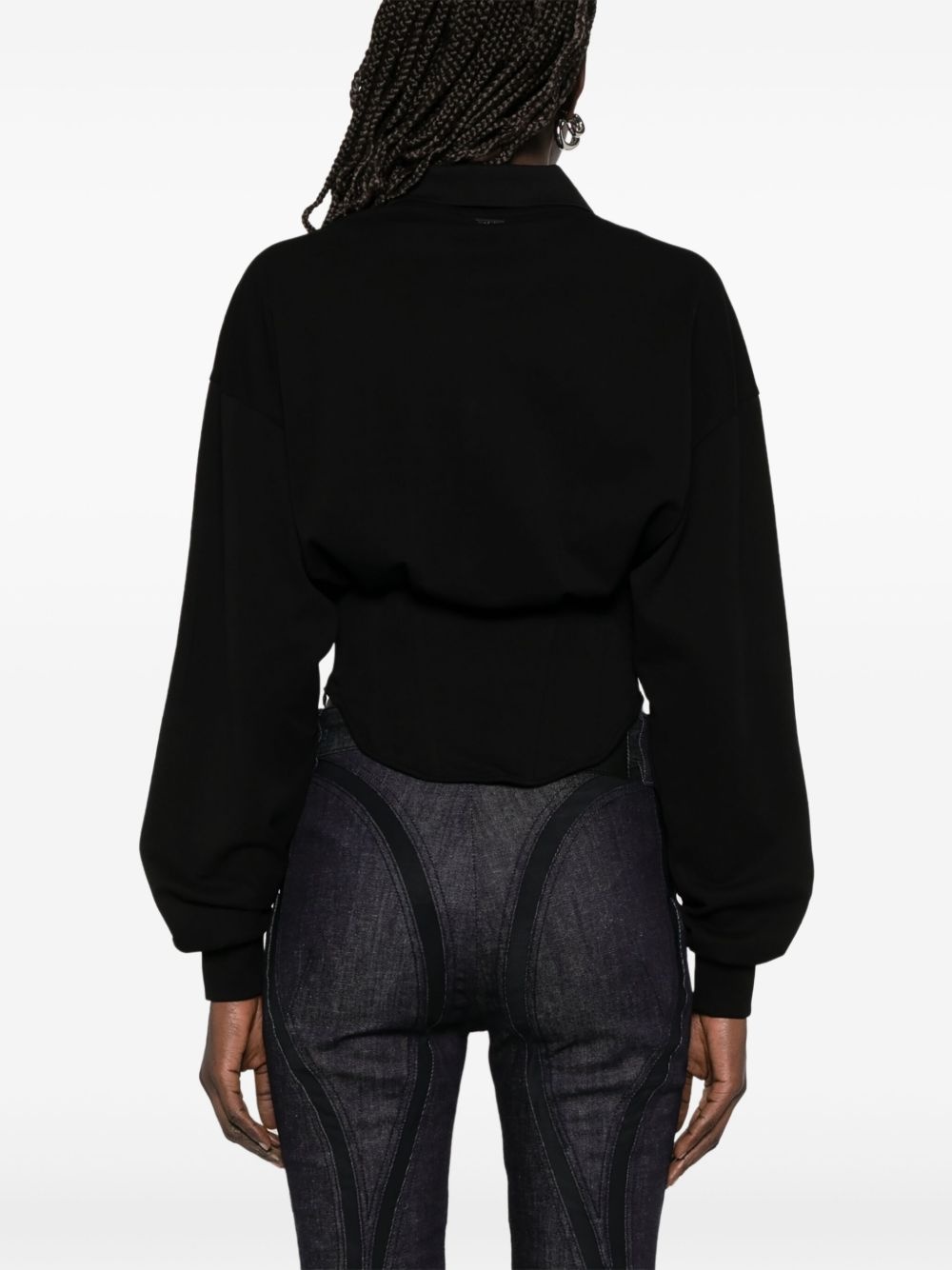 corseted polo shirt - 4