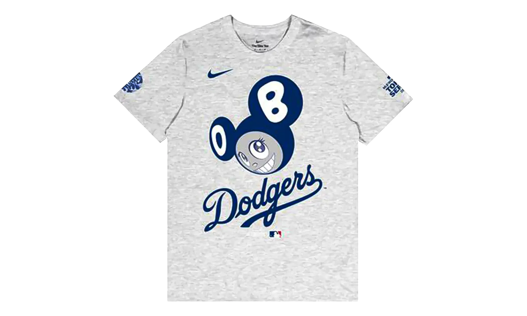 Takashi Murakami x MLB World Tour Tokyo Series 2025 Short-Sleeve Tee "Dodgers - Grey" N199 06G MUA 3 - 1