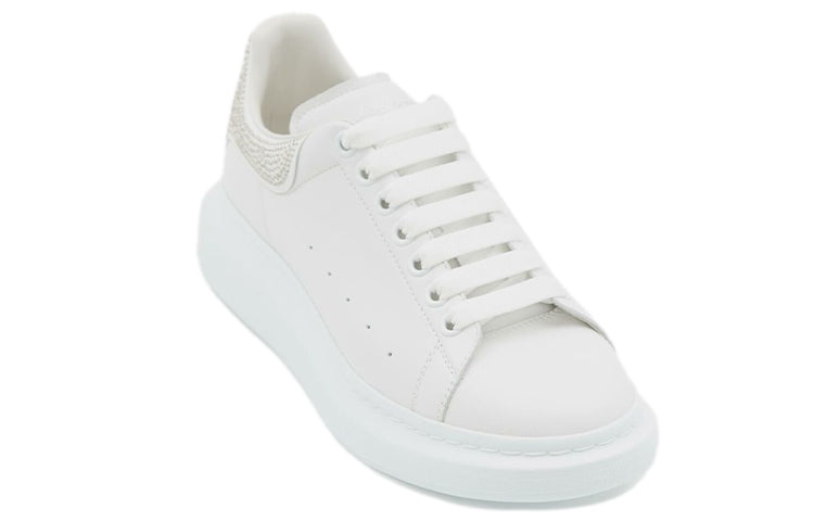 Alexander McQueen Oversized Crystal-embellished Sneakers 'White' 646967WHZ4Y9071 - 3