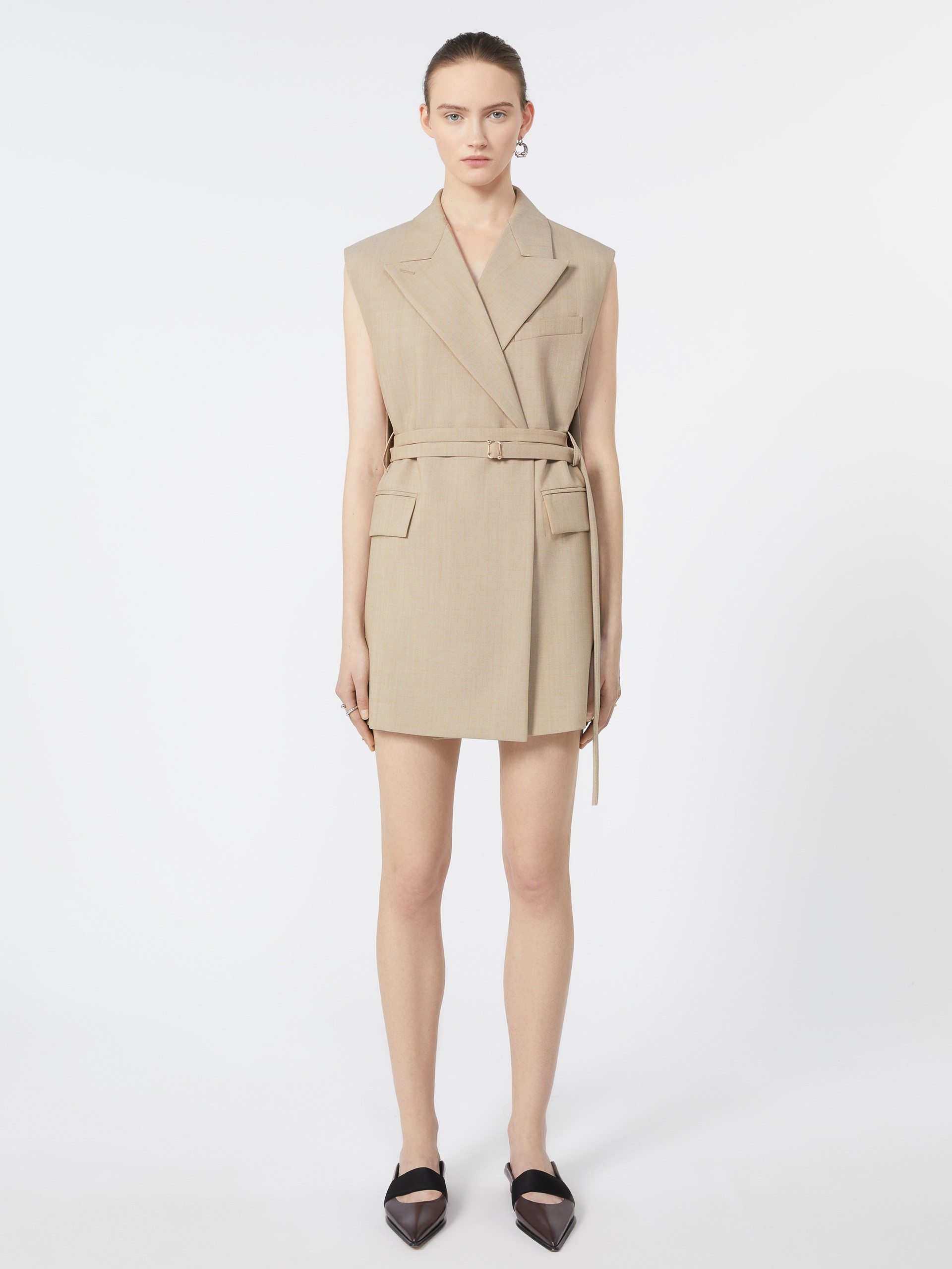 CIURMA Long sleeveless blazer - 3