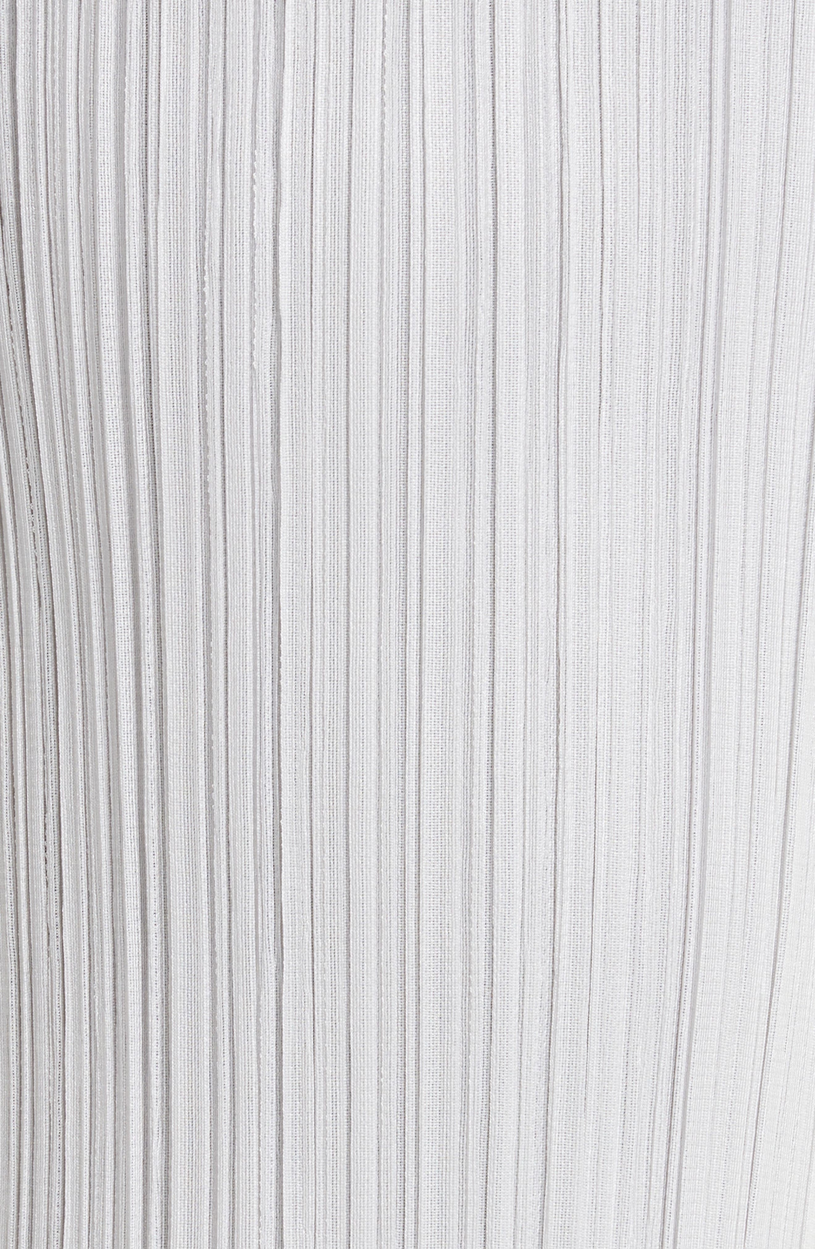 Pleats Please Issey Miyake Pleated Crop Skinny Pants in Light Grey at Nordstrom - 7
