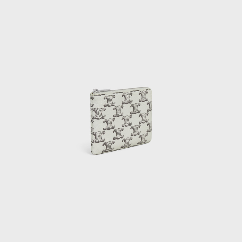 CELINE Coin And Card Pouch in TRIOMPHE CANVAS outlook