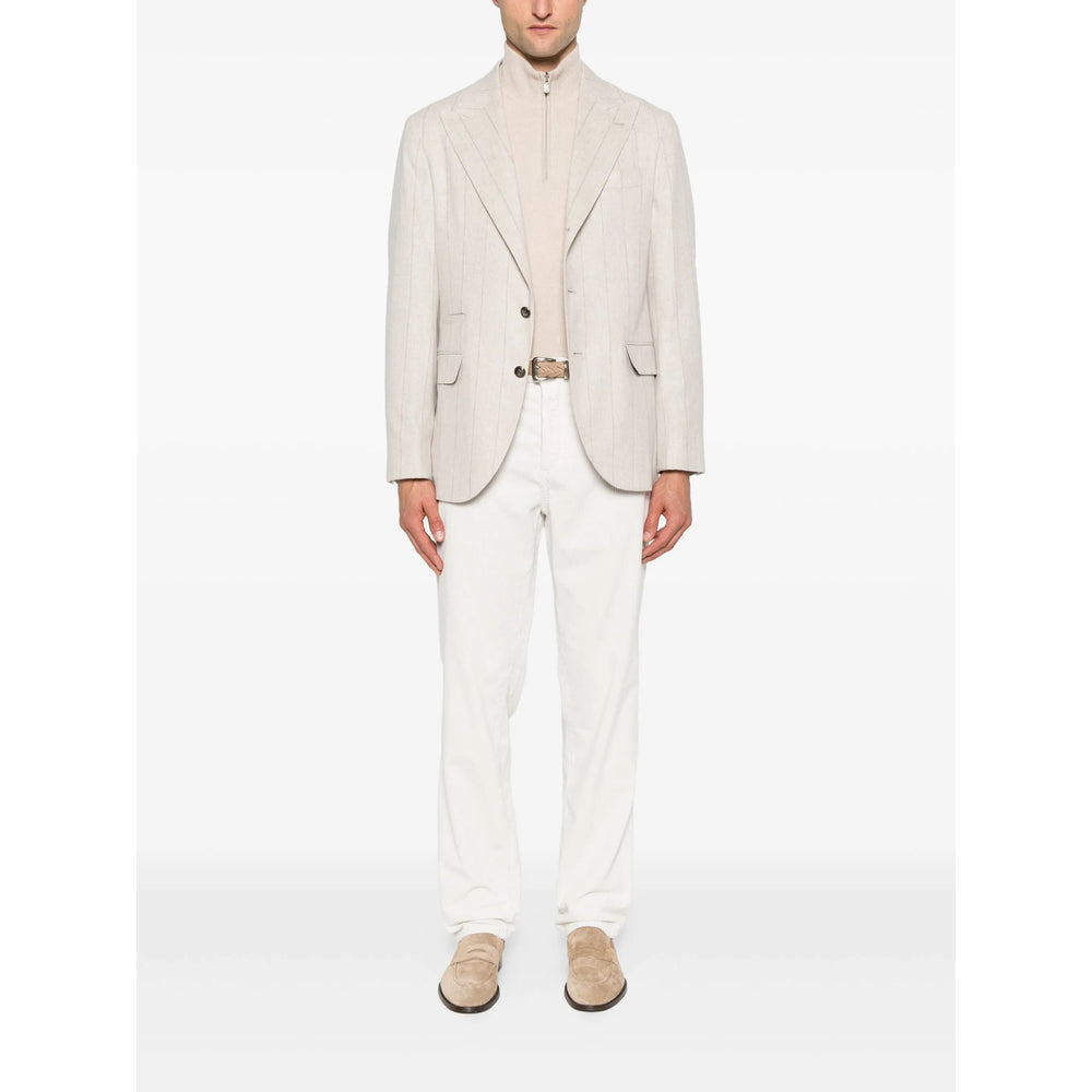 Brunello Cucinelli Neutrals Trousers - Regular & Straight-Leg Trousers Men - 4