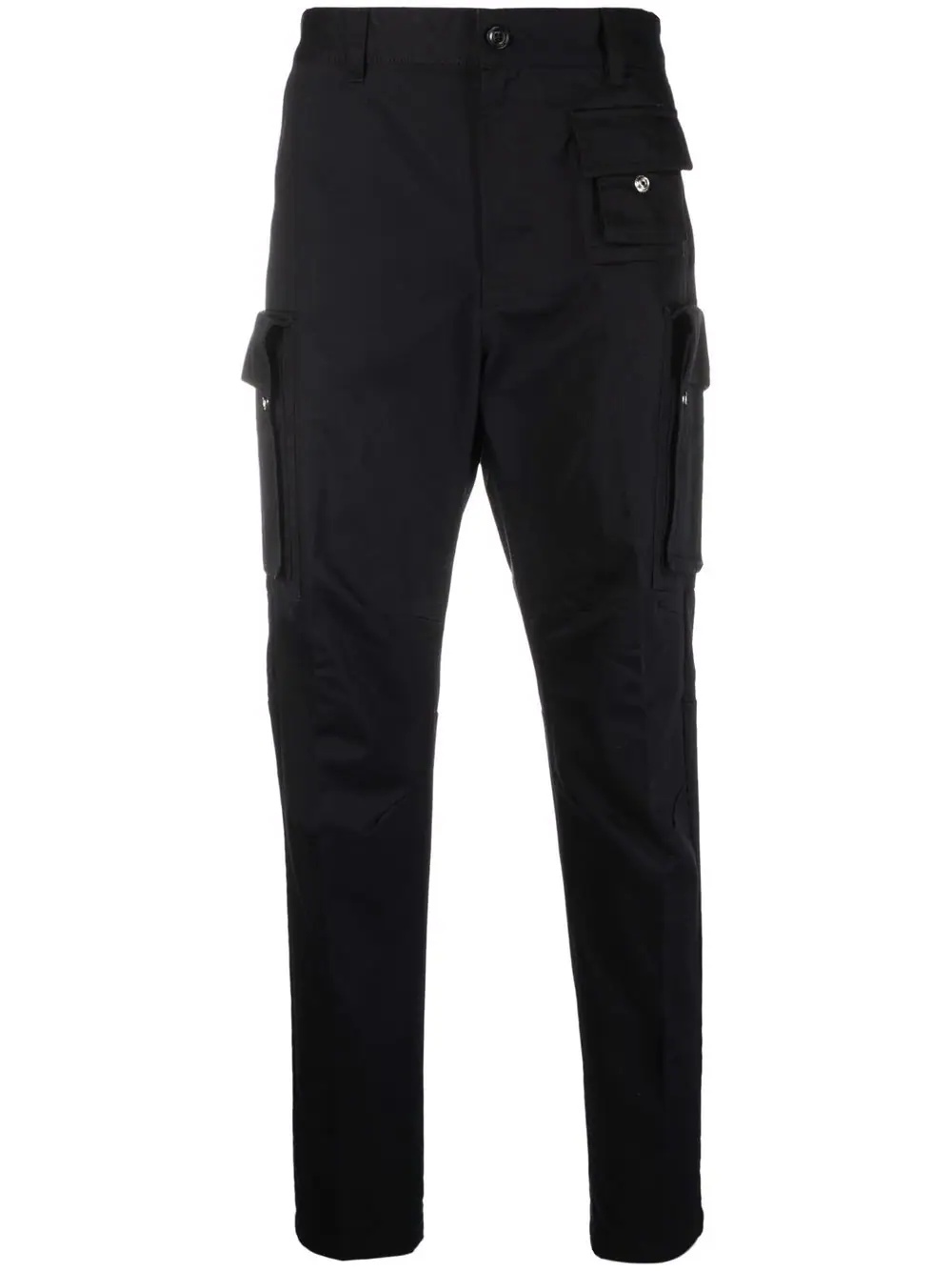 straight-leg cargo trousers - 1