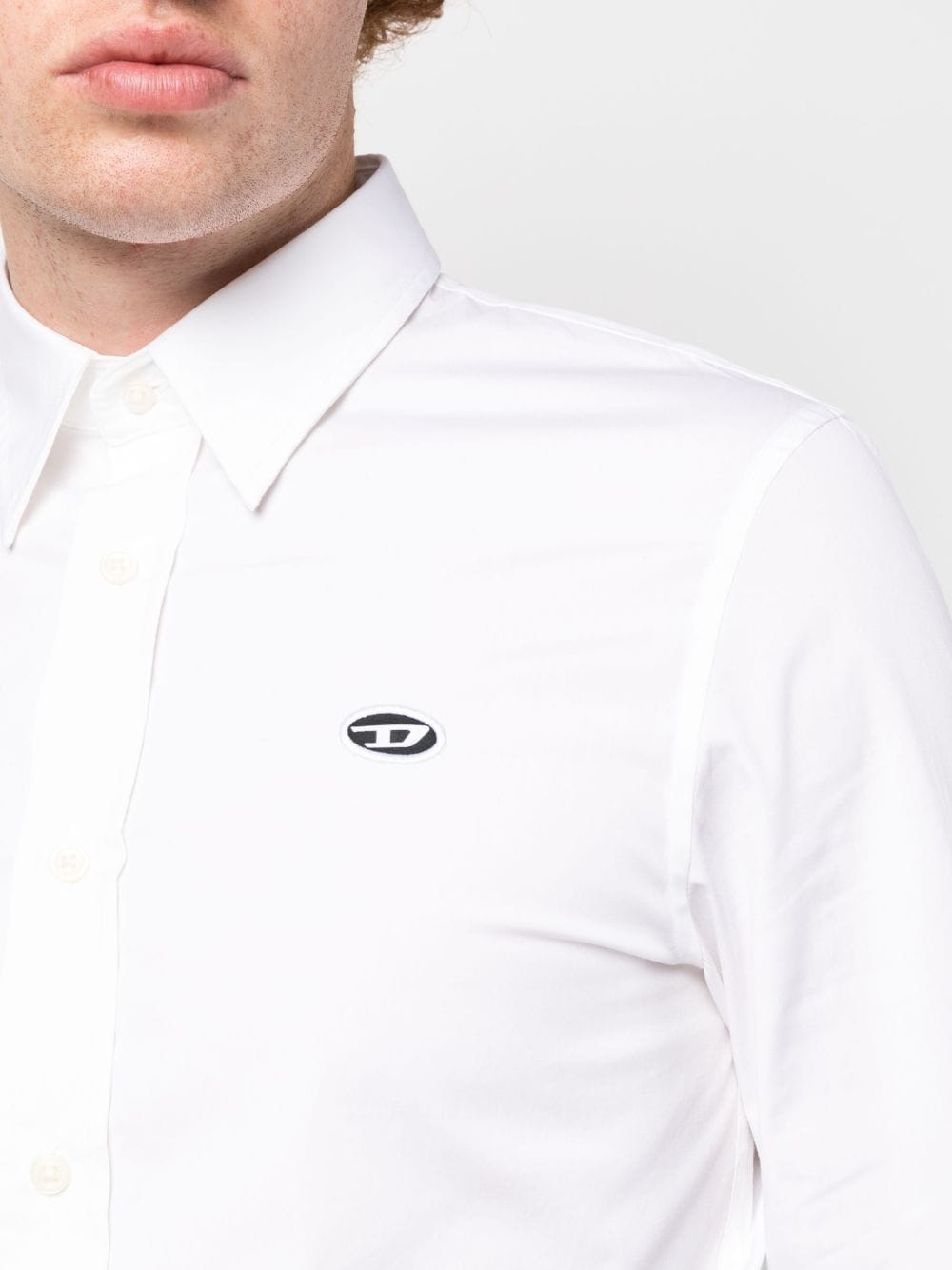 logo-patch long-sleeve shirt - 5