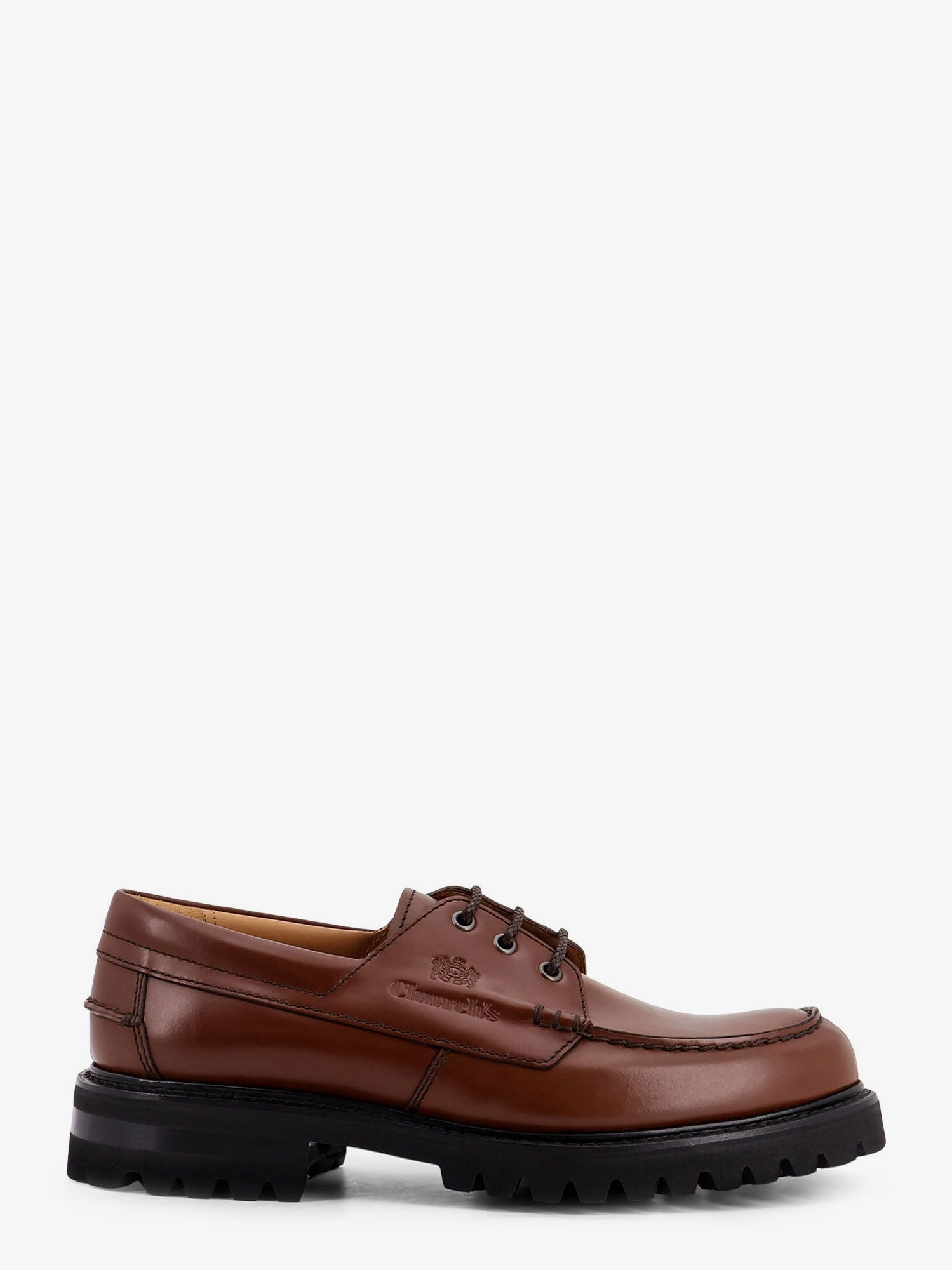LEATHER LACE UP SHOES - 1
