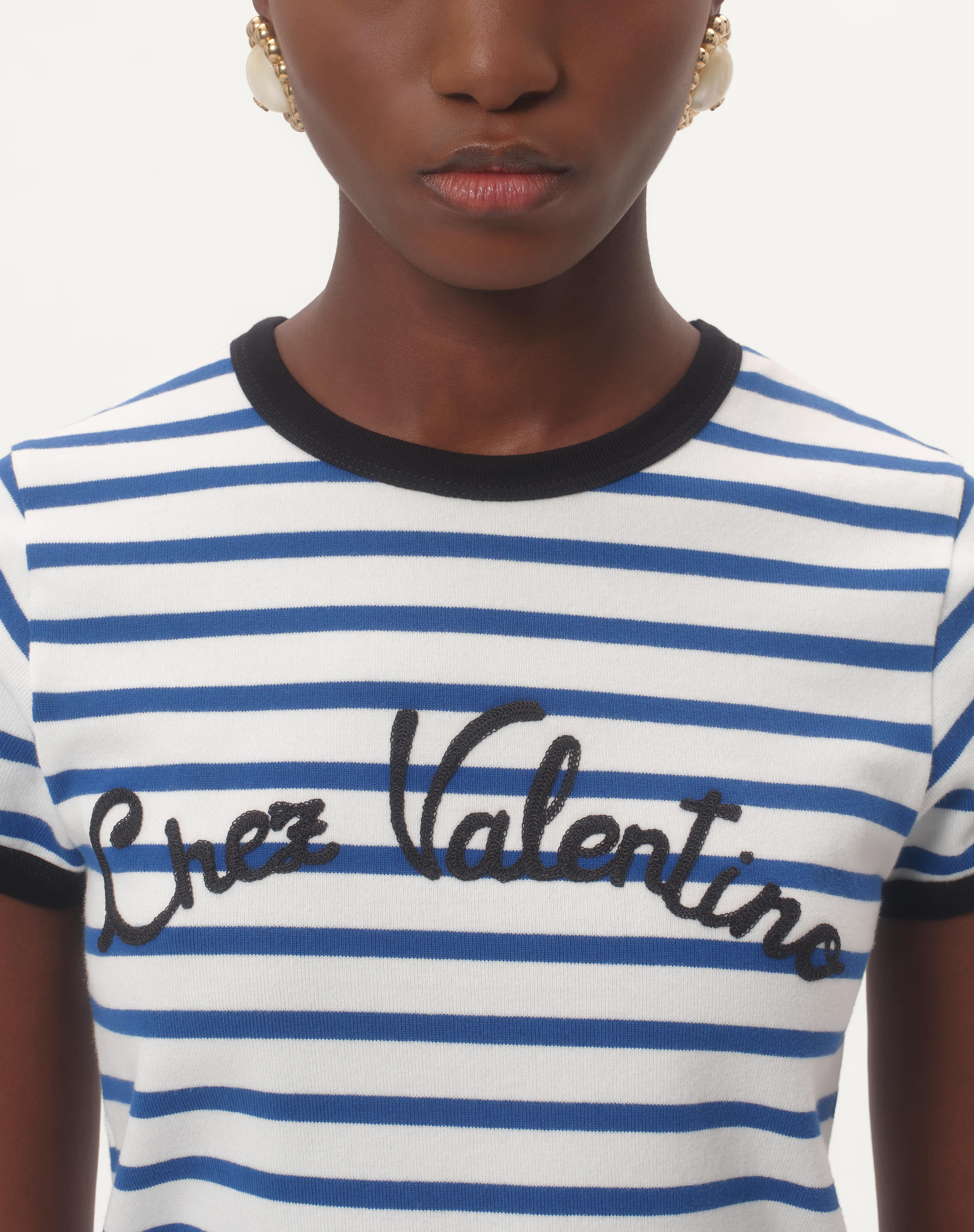 STRIPED JERSEY COTTON T-SHIRT - 3