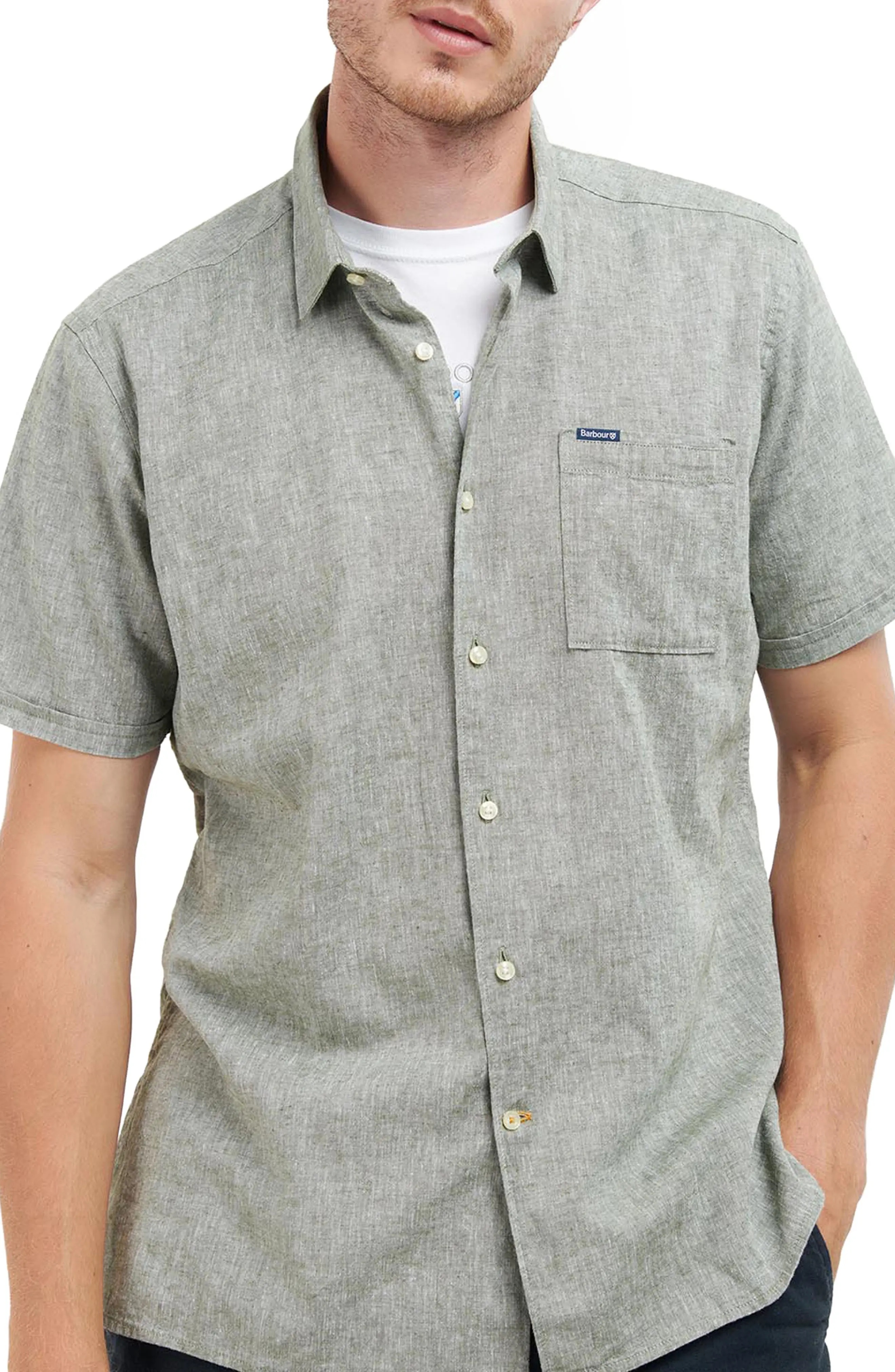 Nelson Linen & Cotton Button-Up Shirt - 1