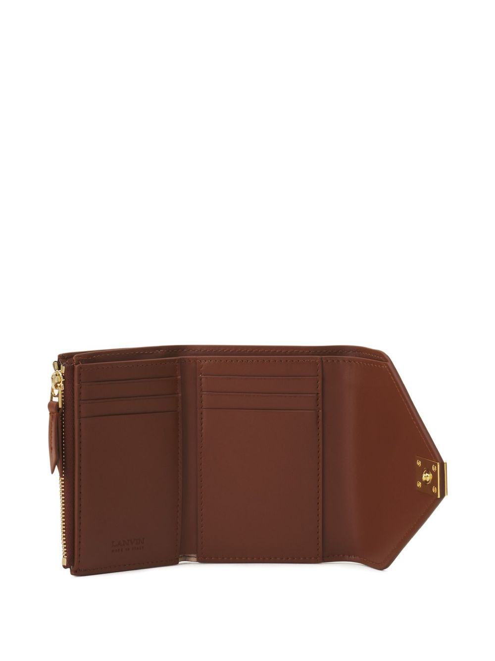 zip-pocket leather wallet - 3
