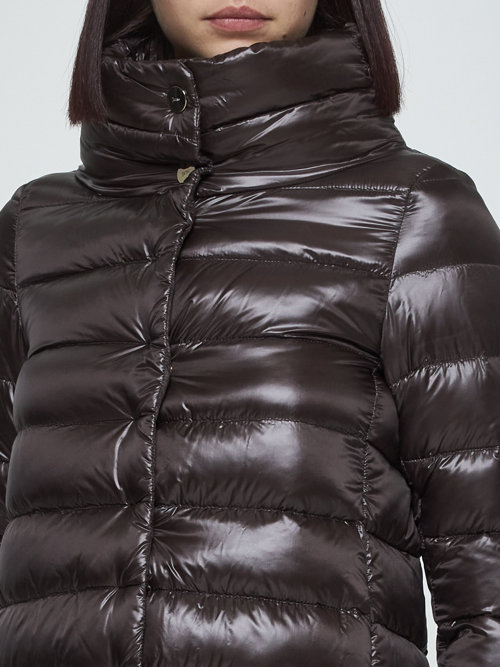 Amelia quilted nylon down jacket - 4