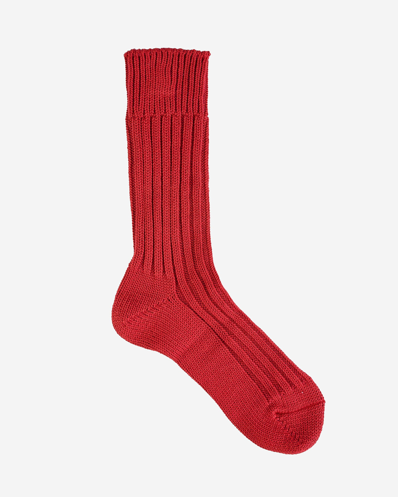 DEC-CAS-BUR Decka Cased Heavyweight Plain Socks - Burgundy - 3