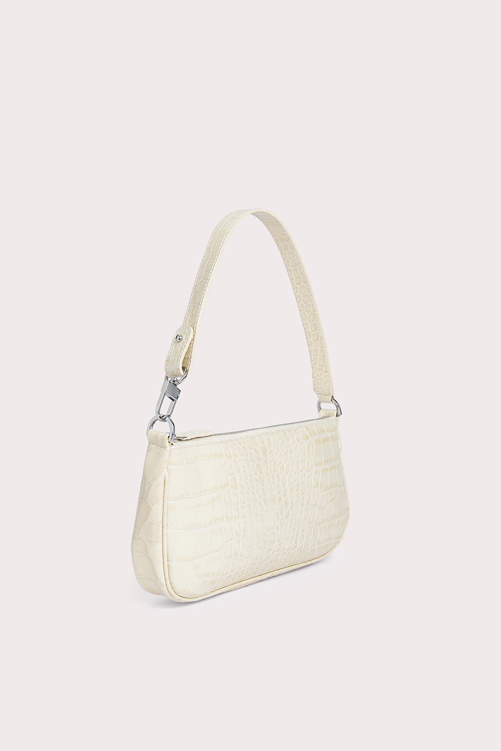 Rachel Cream Croco Embossed Leather - 2
