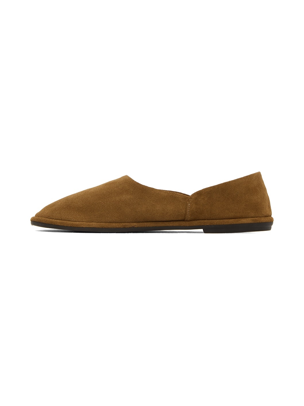 Brown Canal Ballerina Flats - 3