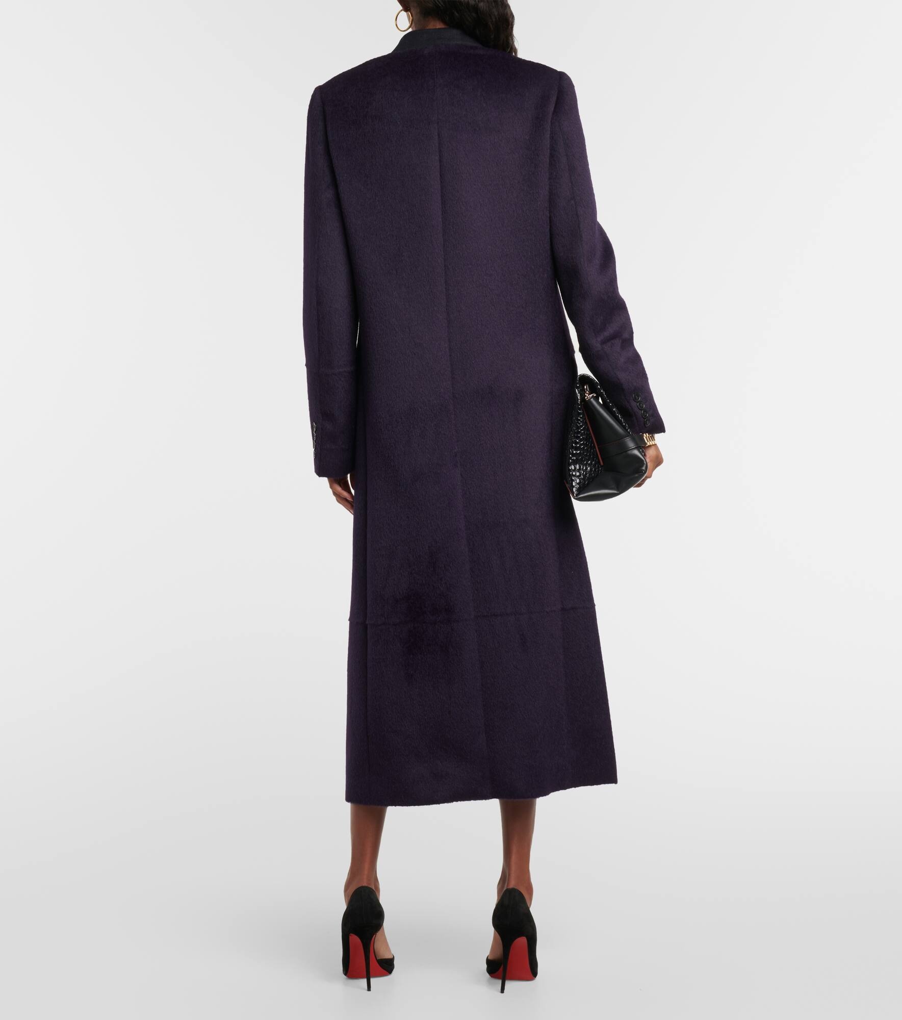 Alpaca wool-blend overcoat - 3