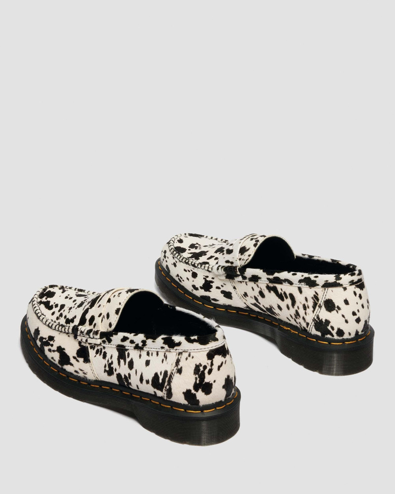 Penton Dalmatian Hair On Leather Loafers 9