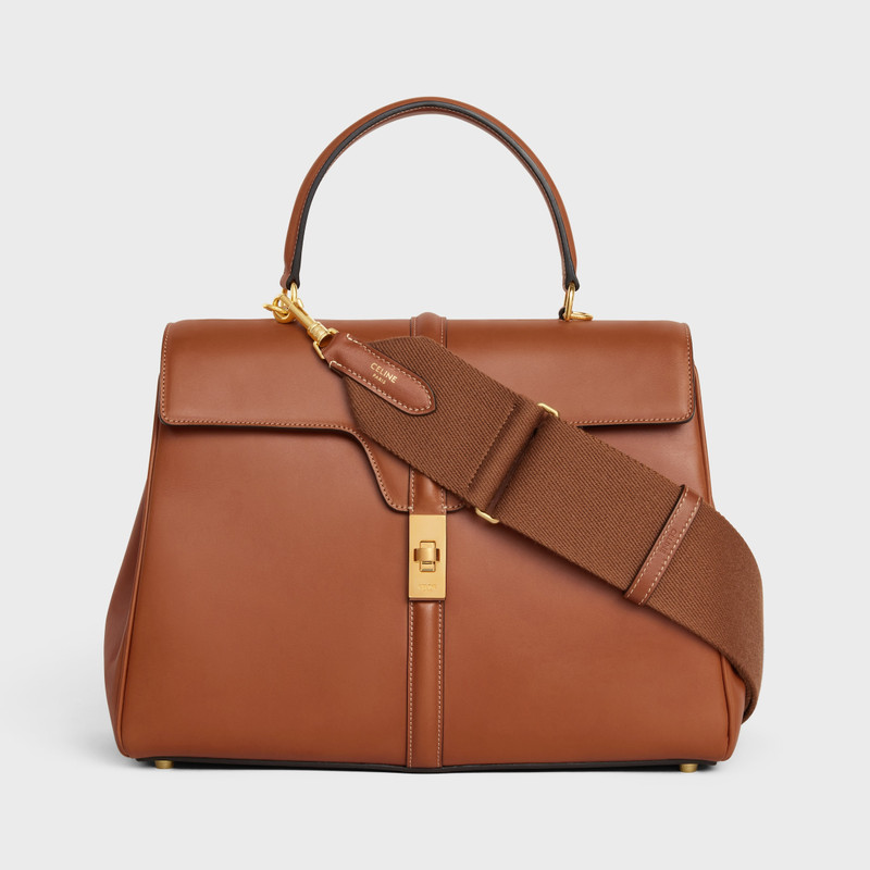 CELINE adjustable strap in wool with GOLD FINISHING outlook