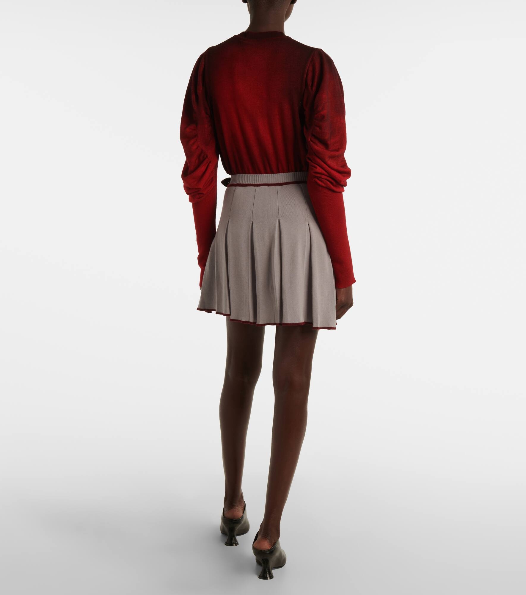 Valentina cotton and wool kilt - 3