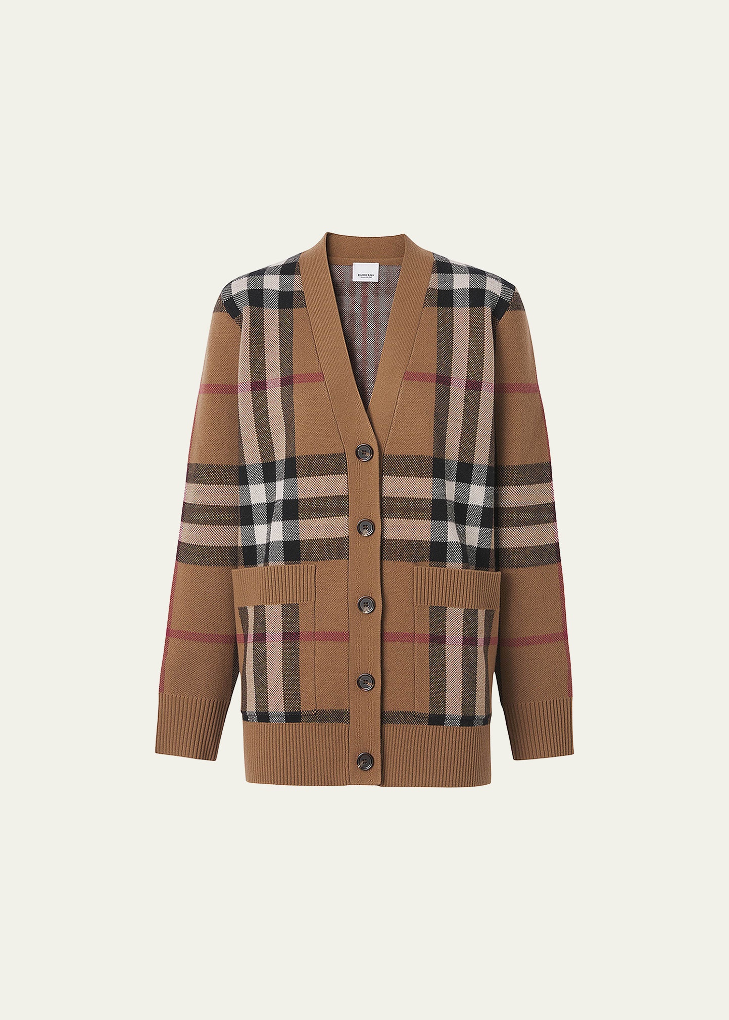 Willah Check Oversized Cardigan - 1
