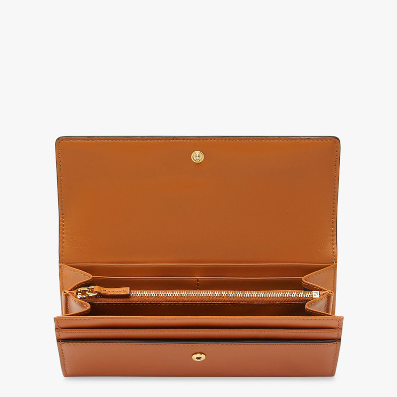 FENDI Brown leather wallet outlook