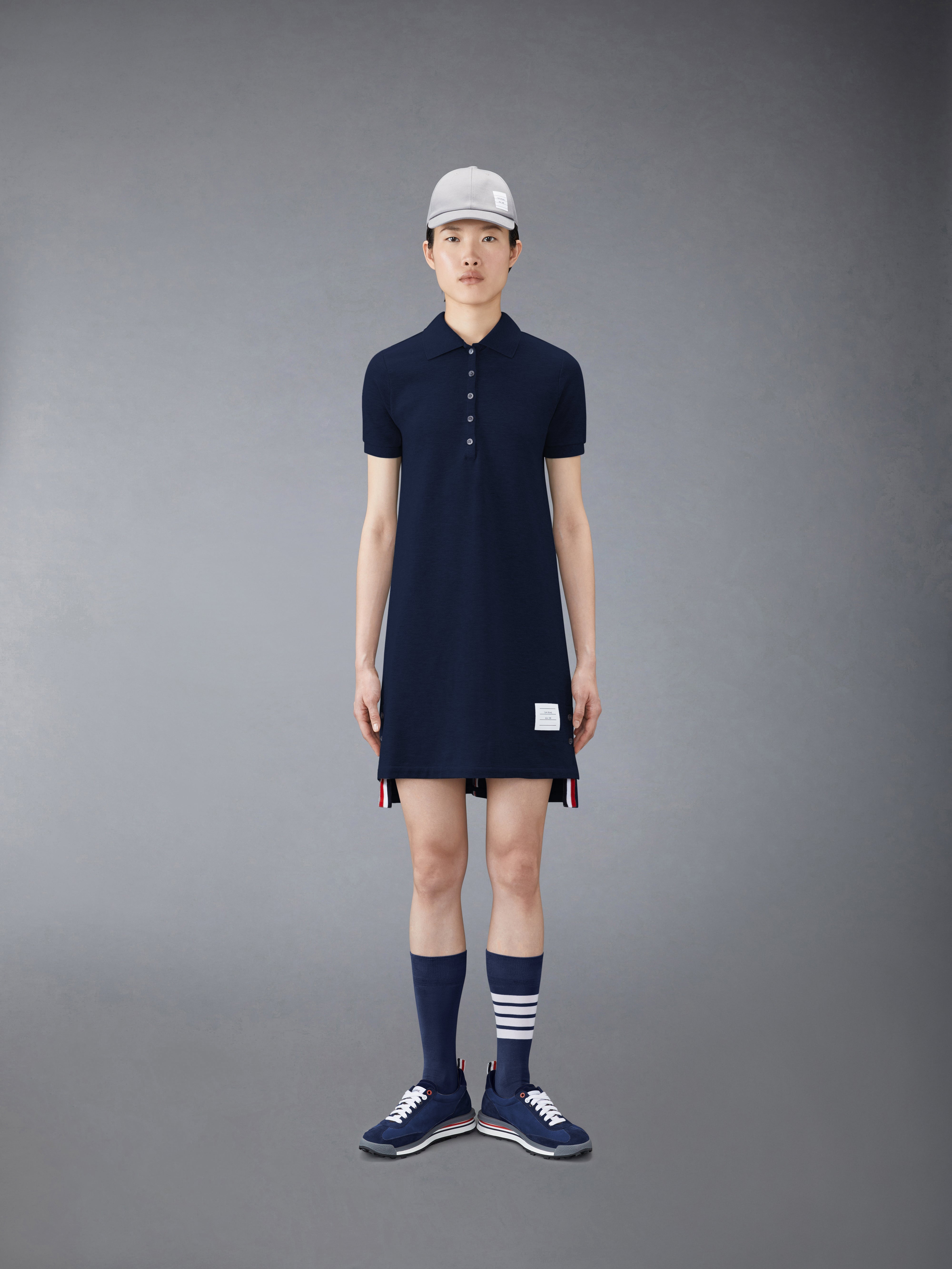 CLASSIC PIQUE STRIPE POLO DRESS - 4