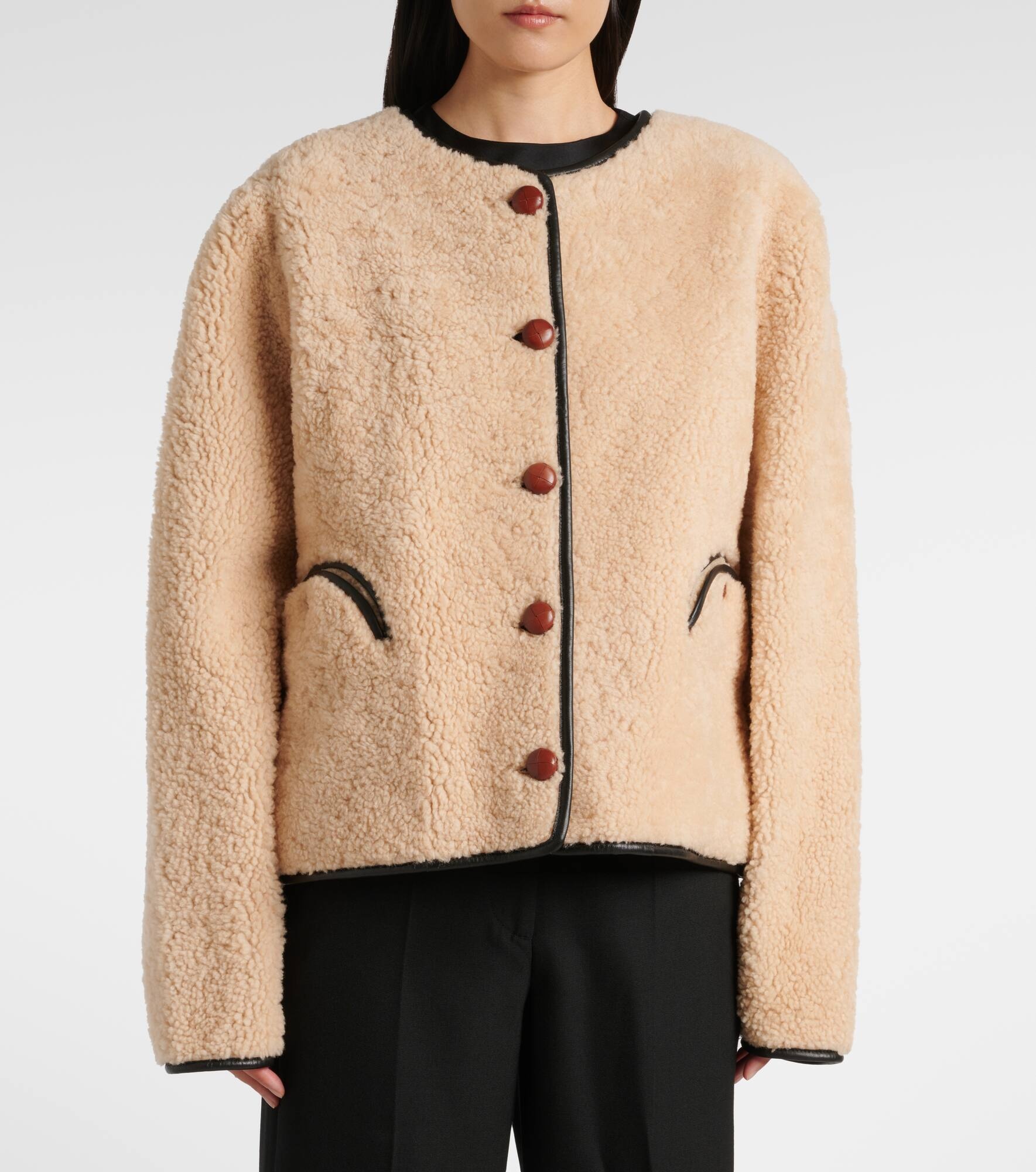 Gliss reversible shearling jacket - 6