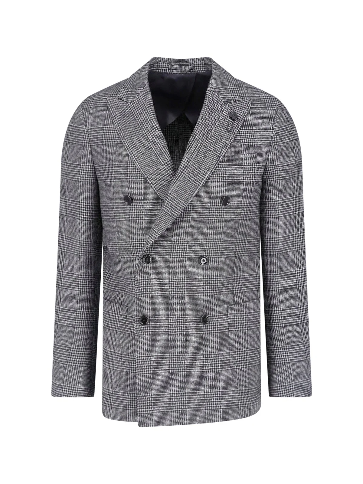 DOUBLE-BREASTED WOOL BLAZER - 1