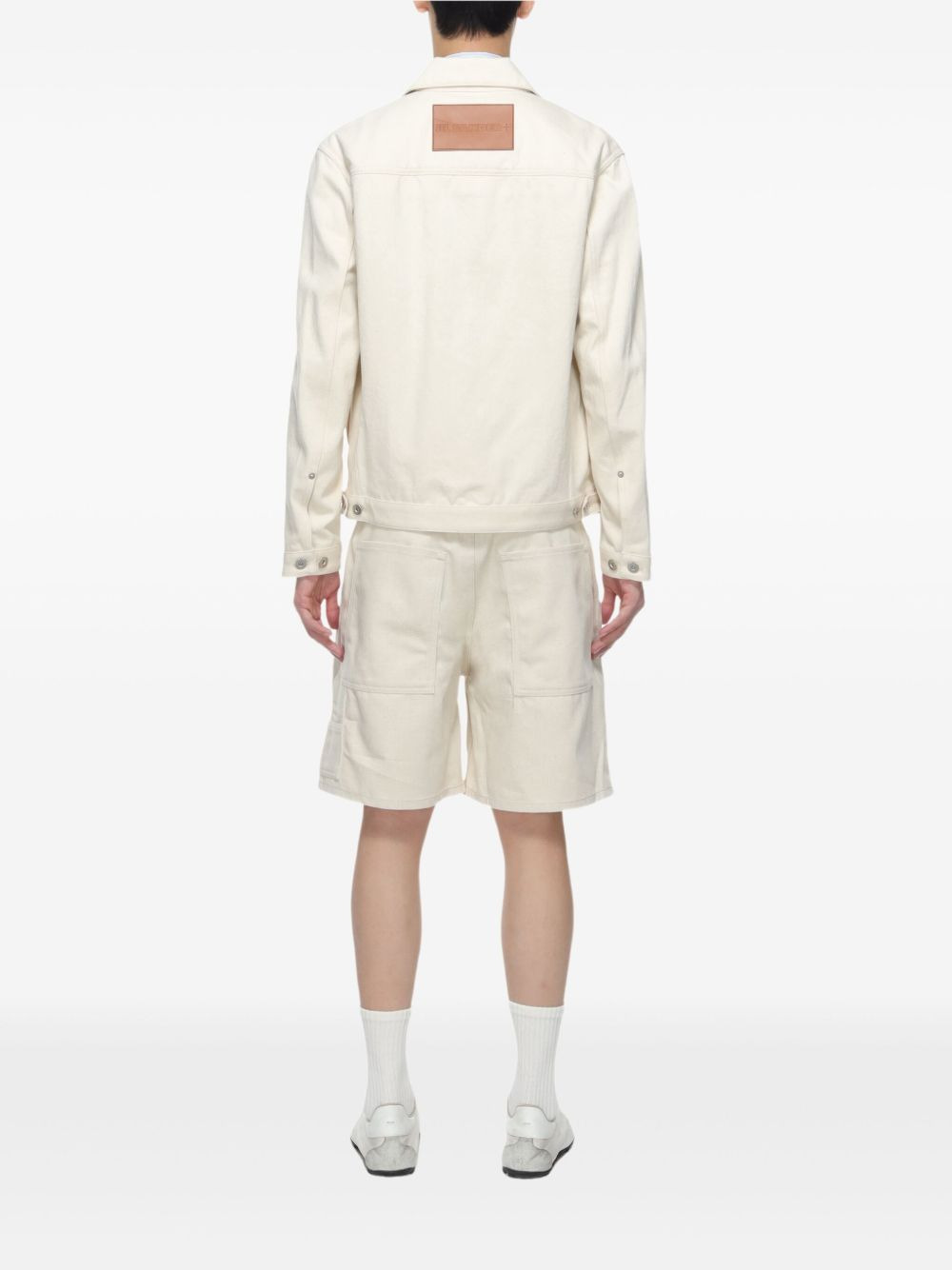 patch-pocket cotton jacket - 4