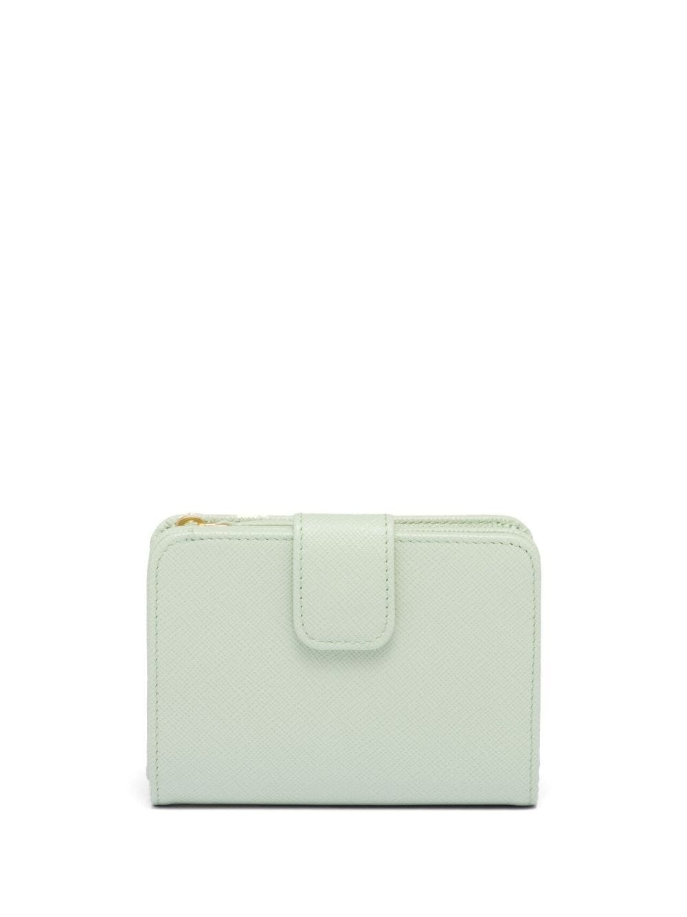 Saffiano leather logo wallet - 2