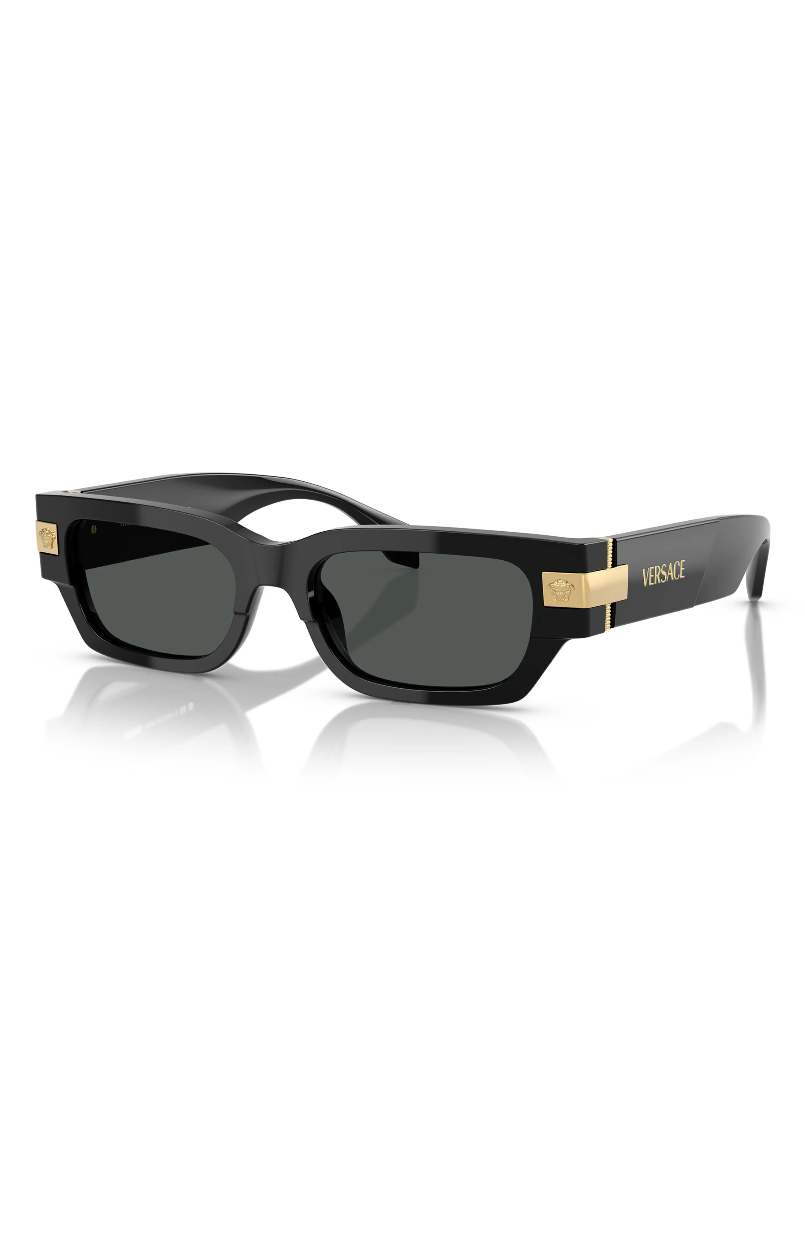 53mm Plaque Rectangular Sunglasses - 2