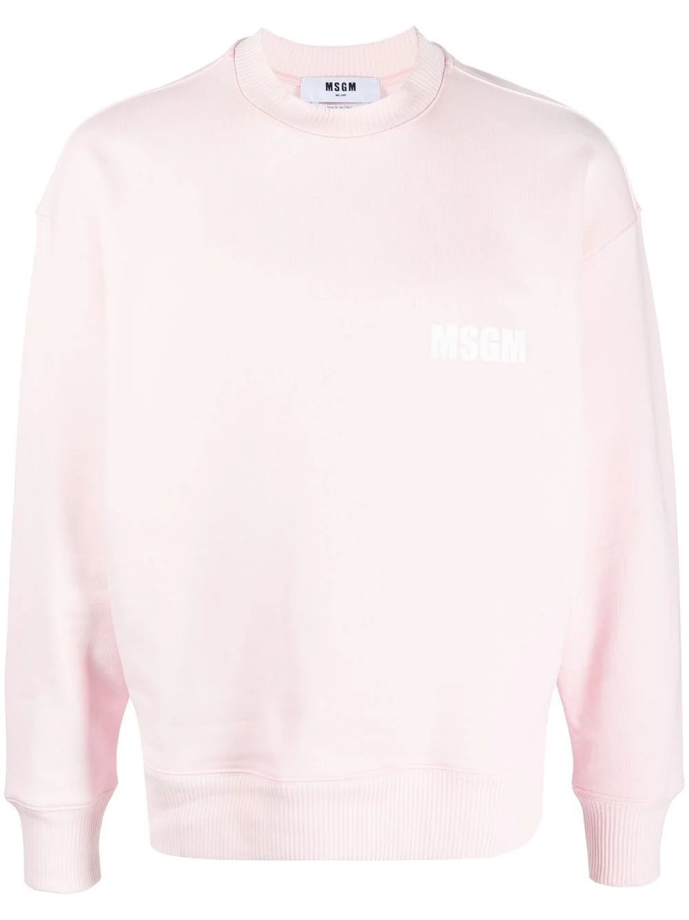 logo-print crew-neck sweatshirt - 1