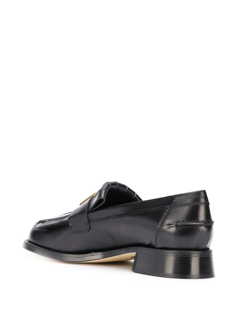 buckle-detail slip-on loafers - 3