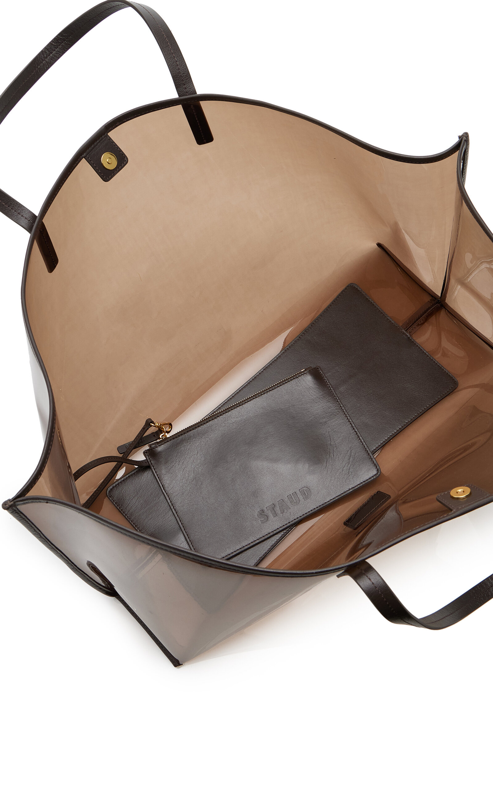 Christos Large PVC Tote Bag brown - 5
