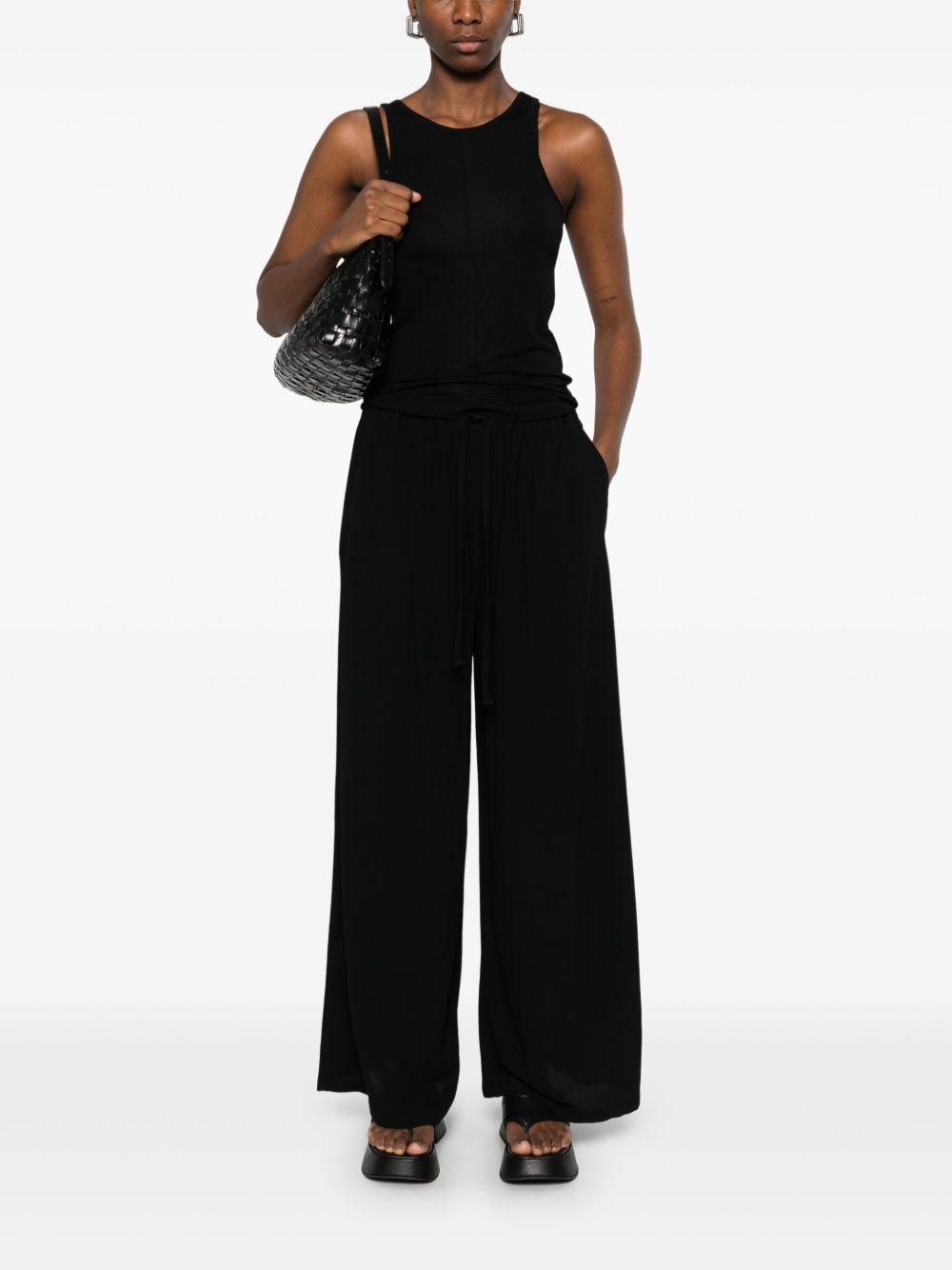 fine-ribbed tank top - 2
